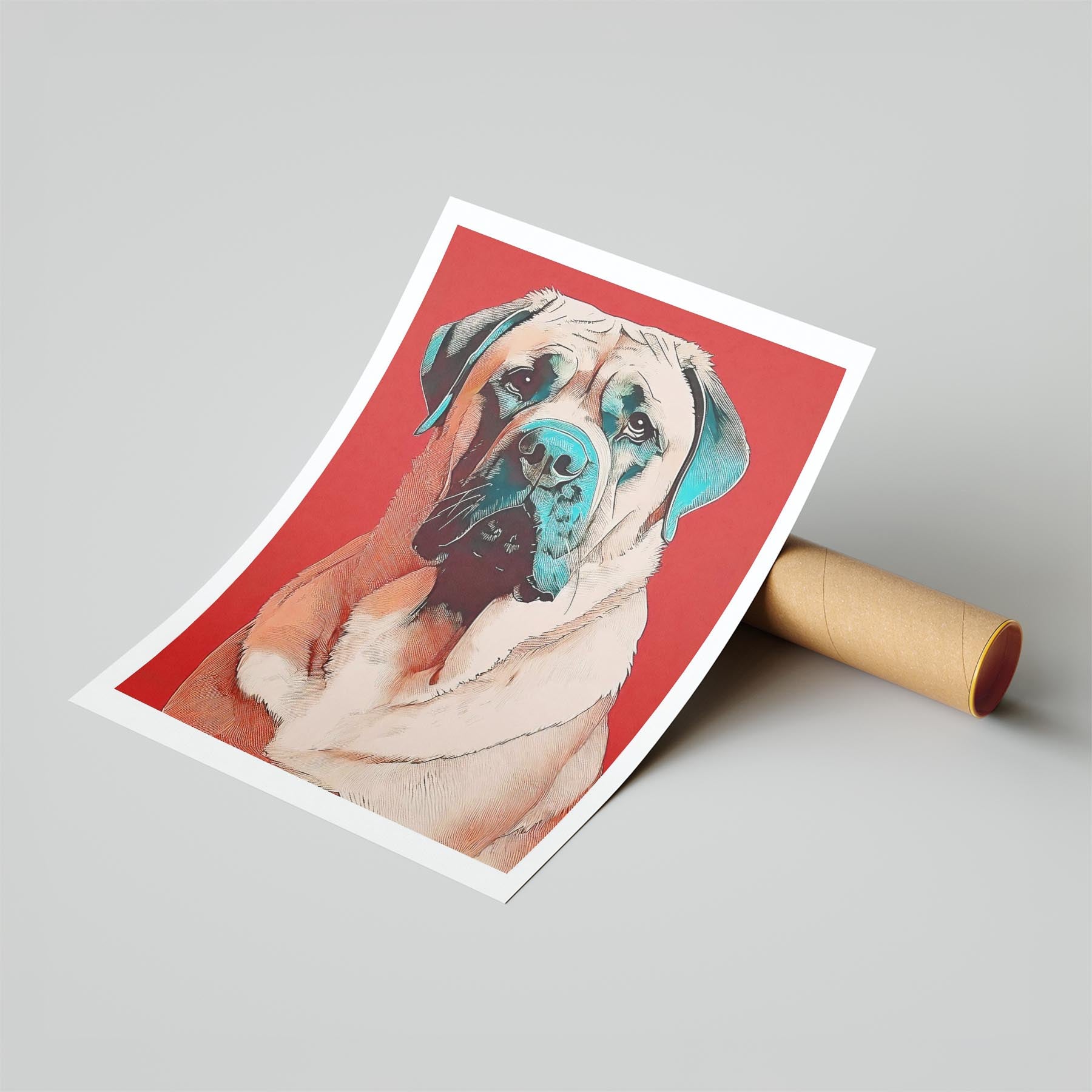 Mastiff Red Dog Series image 6