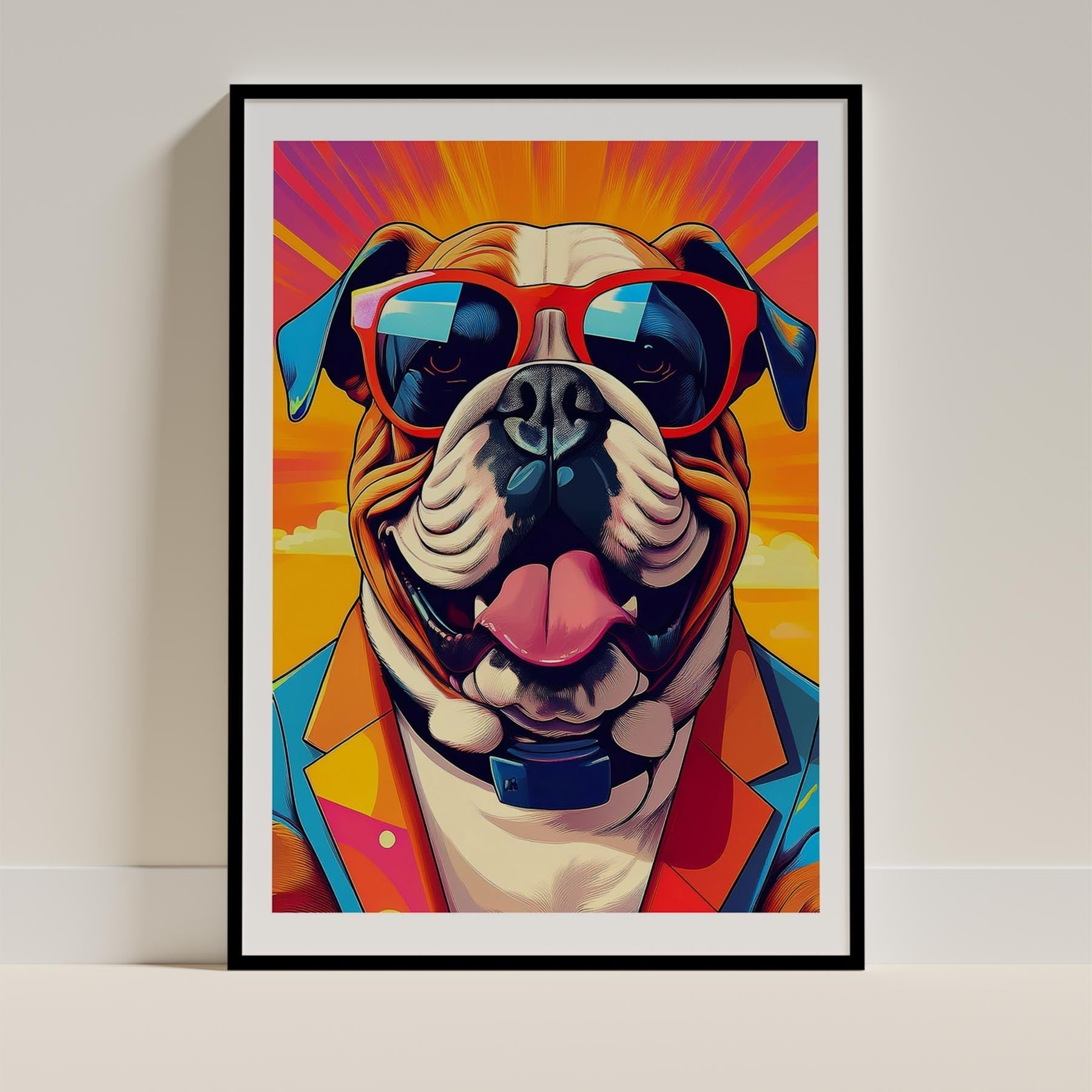 Bull Dog In Colourful Sunnies 3 image 11