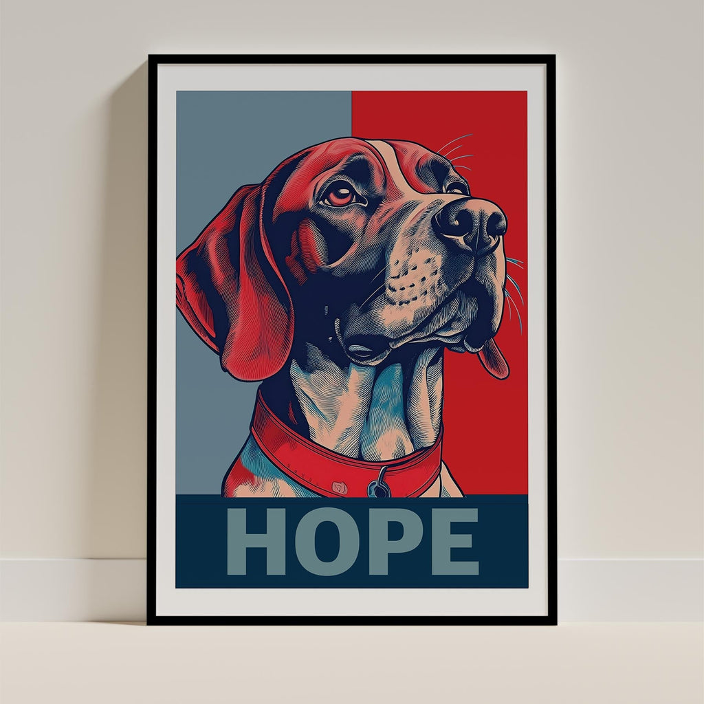 English Pointer HOPE Series Inspired by the Obama Poster image 0