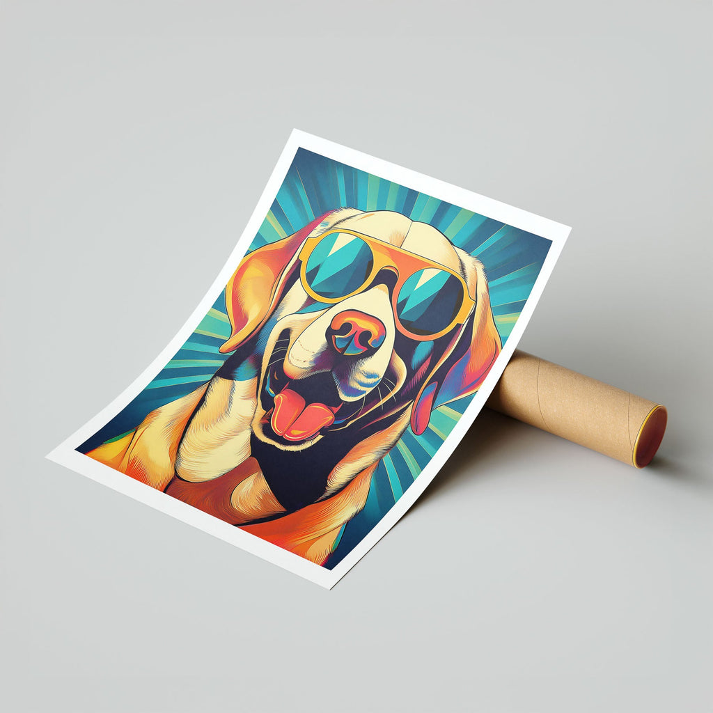 Labrador In Colourful Sunnies 1 image 7