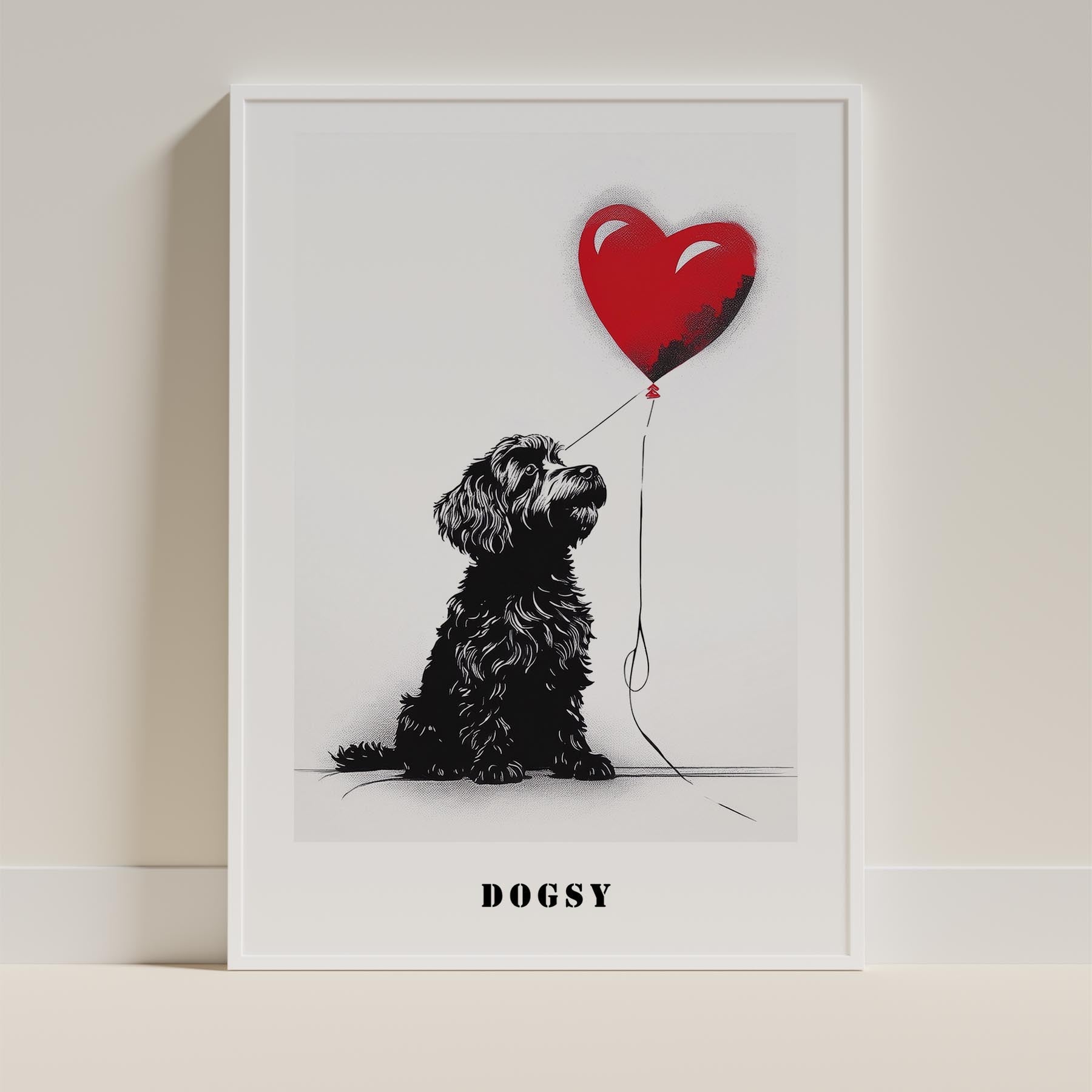 Havanese DOGSY Series inspired by the Art of Banksy with text Dogsy image 9