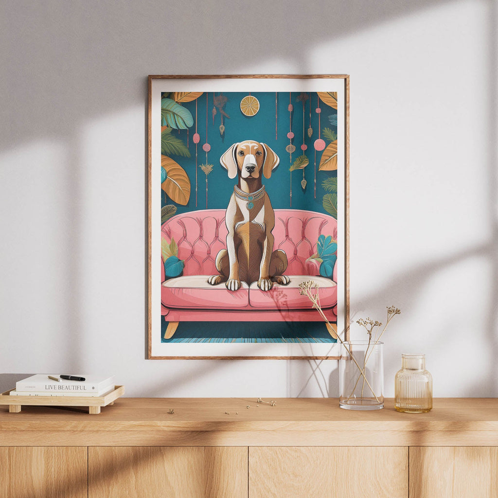 Weimaraner  Just Lounging Around image 8