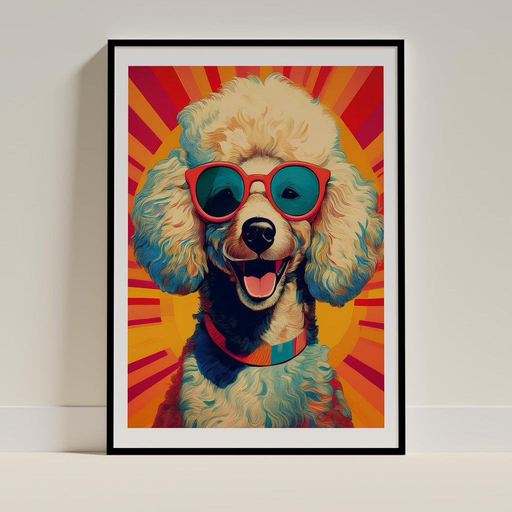 Poodle In Colourful Sunnies 1 image 0