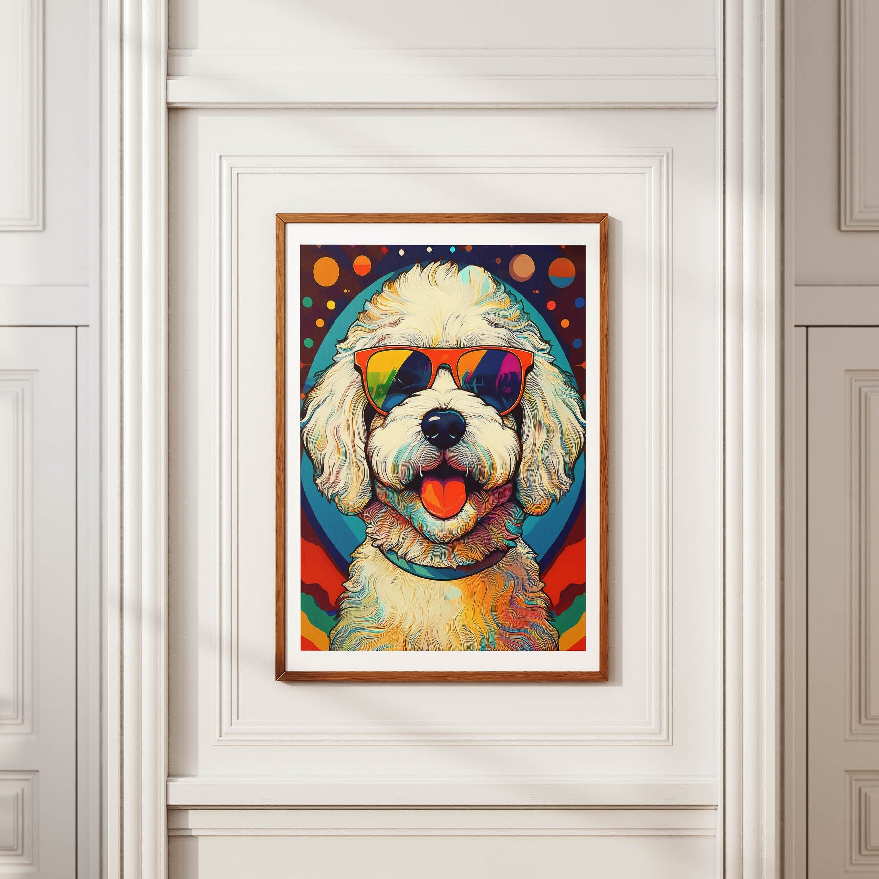 Bichon Frise In Colourful Sunnies 1 image 2