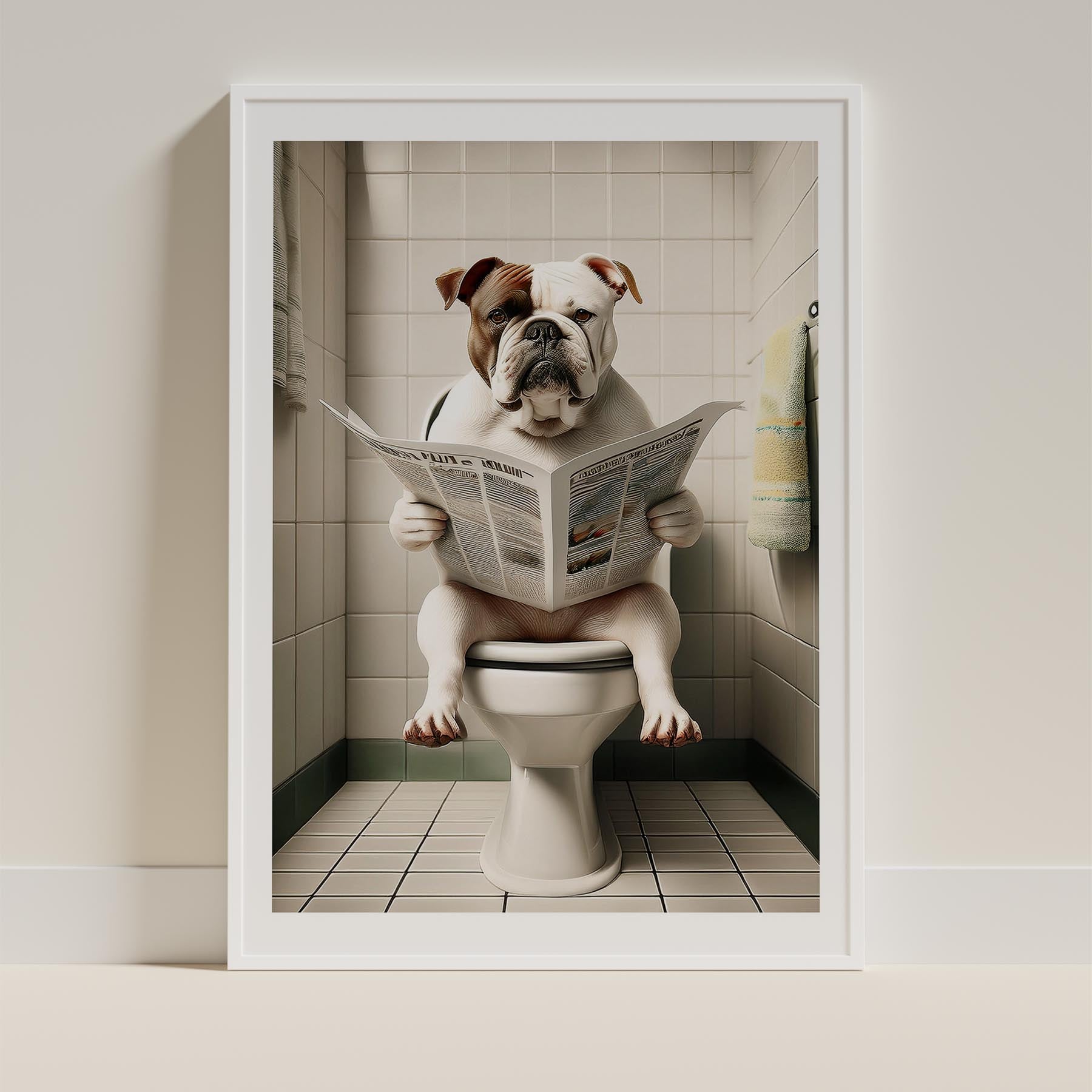 Bulldog Toilet Humour Dog Series 3 image 9