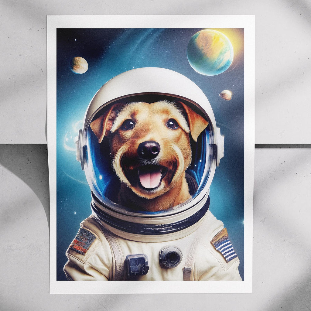 Irish Terrier Astronaut Dog Series image 7