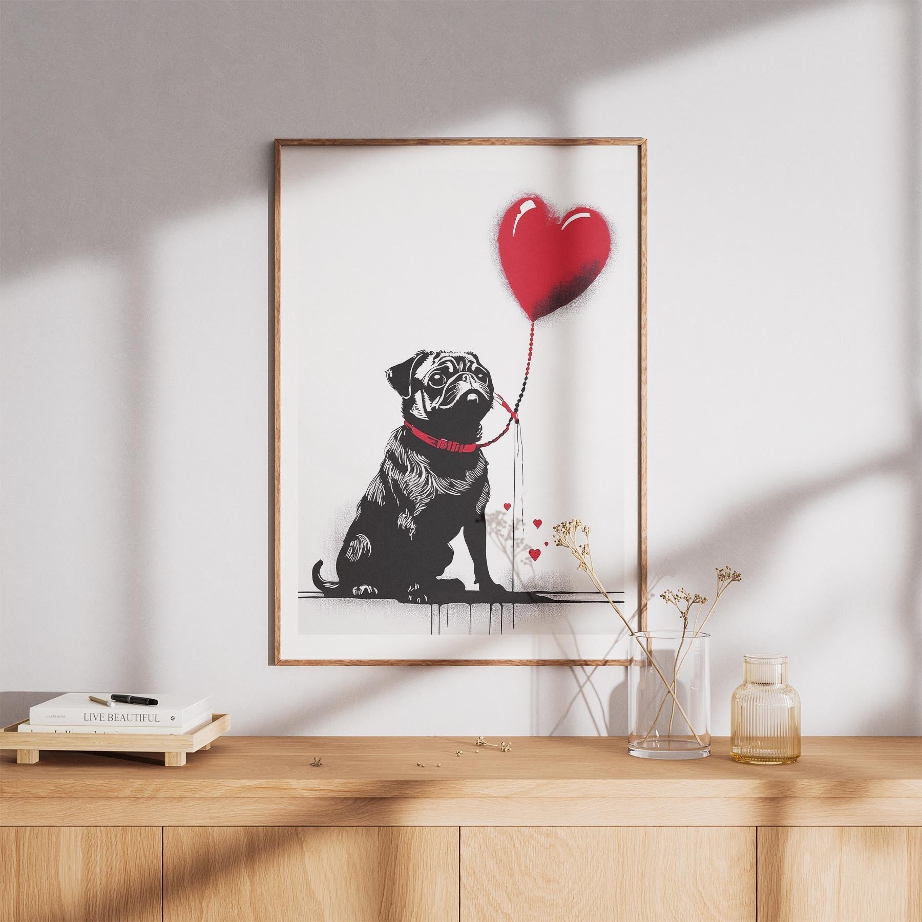 Pug DOGSY Series inspired by the Art of Banksy image 8