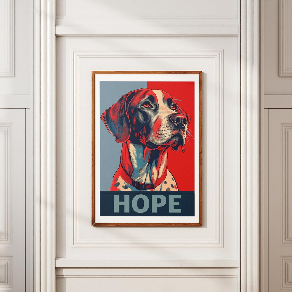 German Pointer HOPE Series Inspired by the Obama Poster image 3