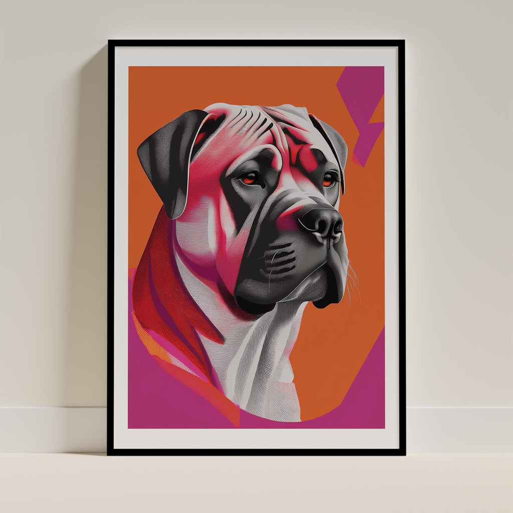 Bullmastiff Modern Pop Dog Series image 0