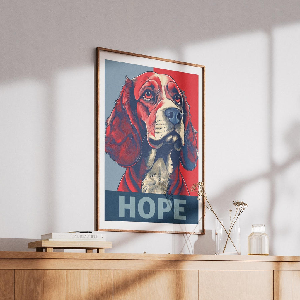Cocker Spaniel HOPE Series Inspired by the Obama Poster image 5