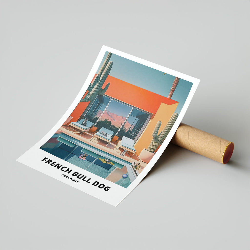 French Bull Dog Pool Party image 7