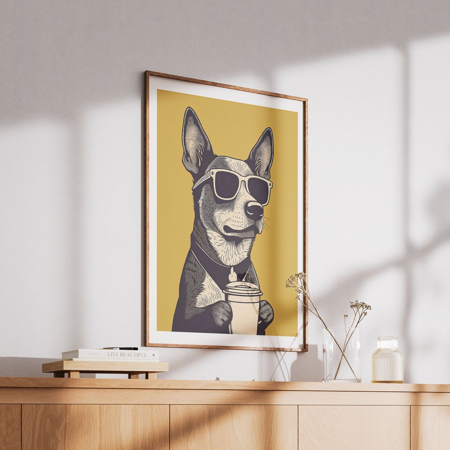 Cattledog Chillin Coffee Dog image 6