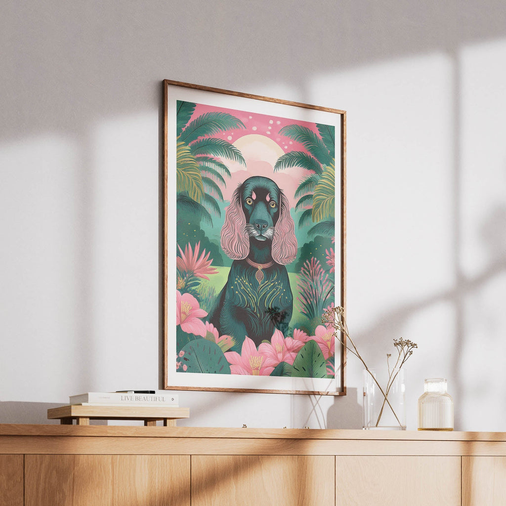 Cocker Spaniel 1 Flowery Dog image 6