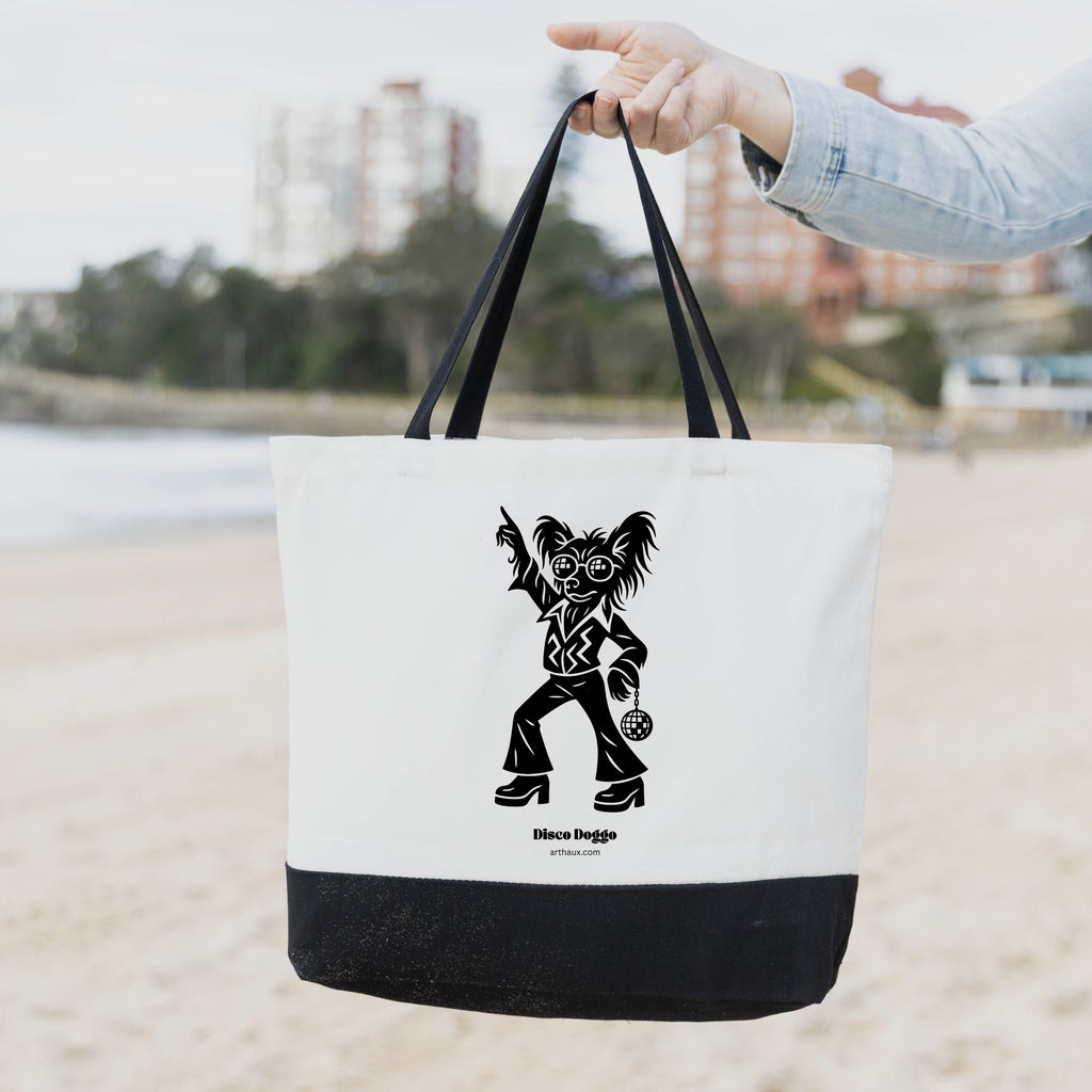 Chinese Crested 70's Disco Doggo Bag image 1