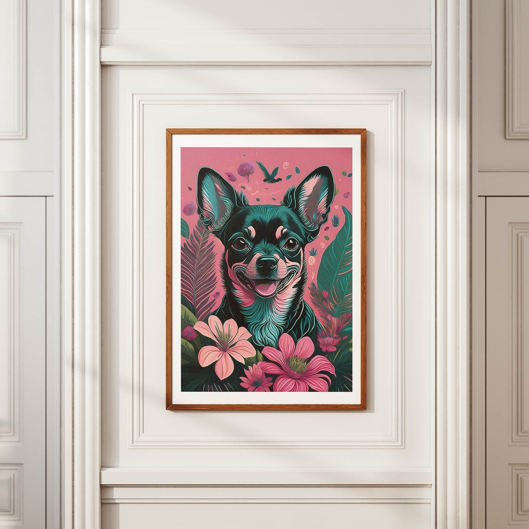 Chihuahua Flowery Dog image 3