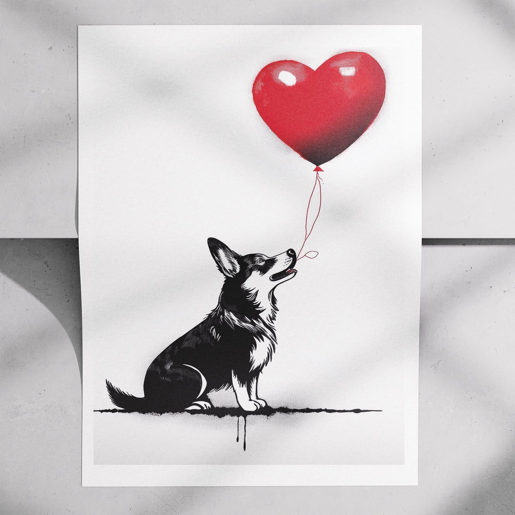 Corgi DOGSY Series inspired by the Art of Banksy image 7