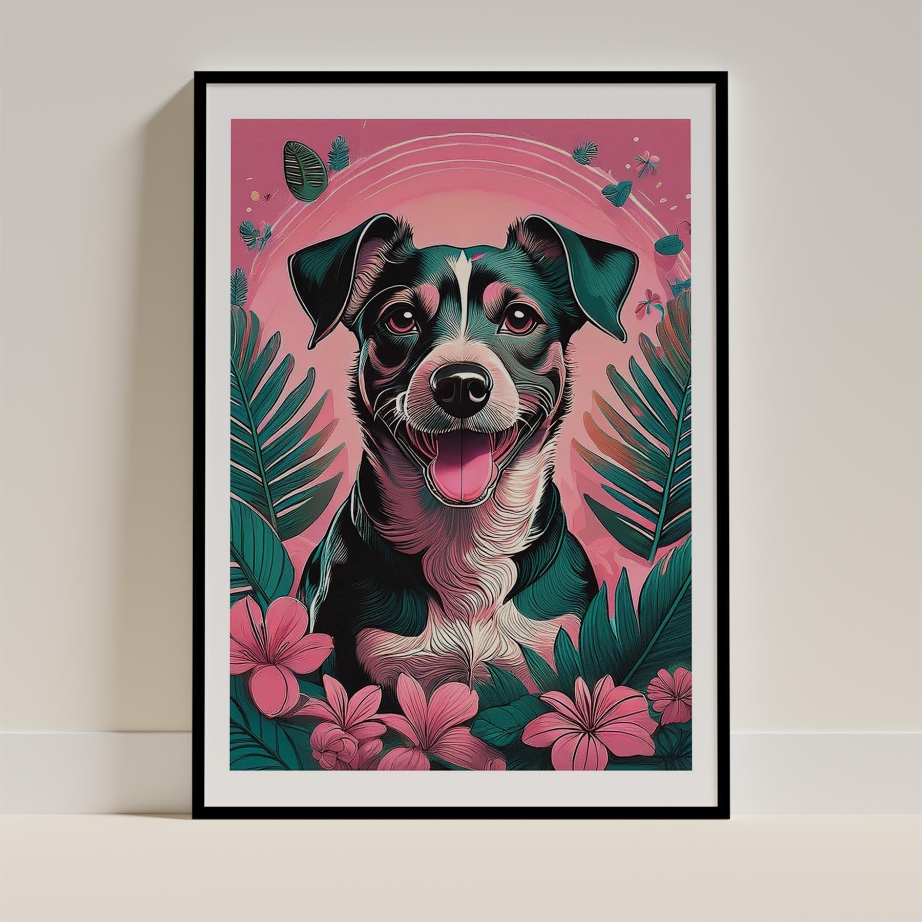 Jack Russell Flowery Dog image 11