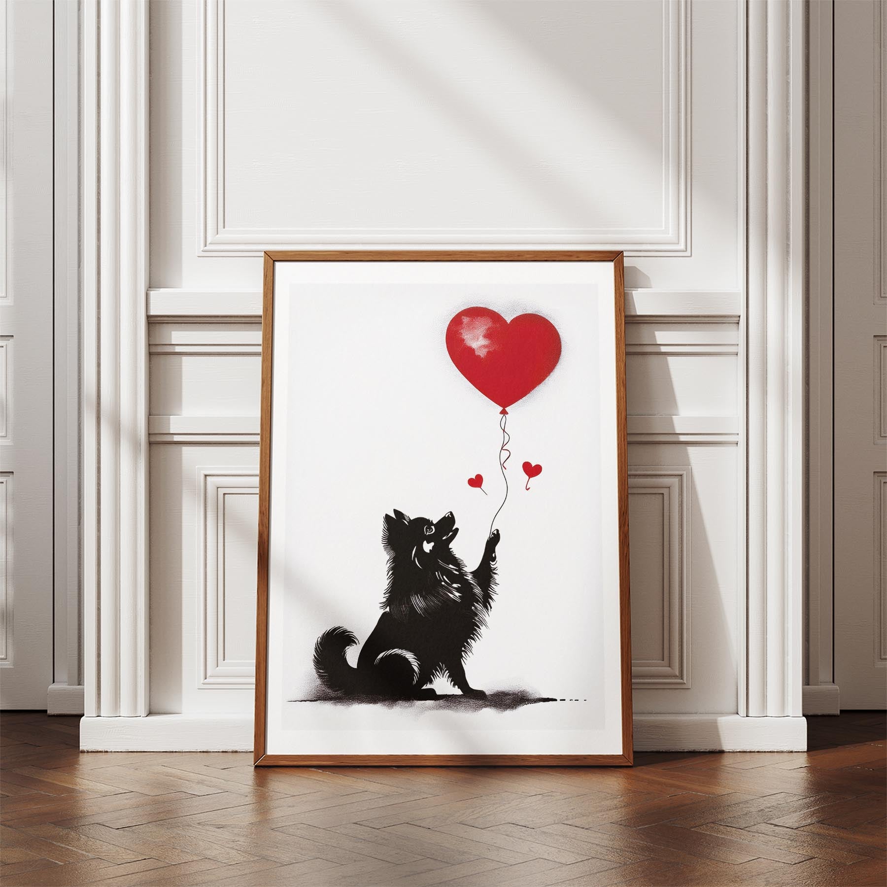 Pomeranian DOGSY Series inspired by the Art of Banksy image 4