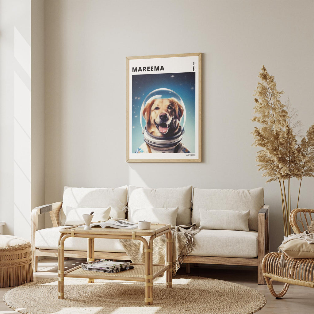 Maremma Astronaut Dog Series with Text Astro Dog image 2