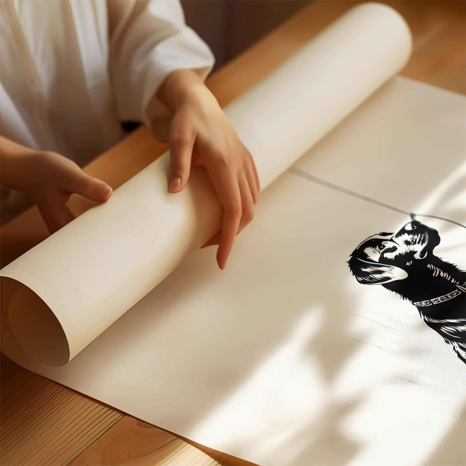 Labrador Retriever DOGSY Series inspired by the Art of Banksy with text Dogsy image 1