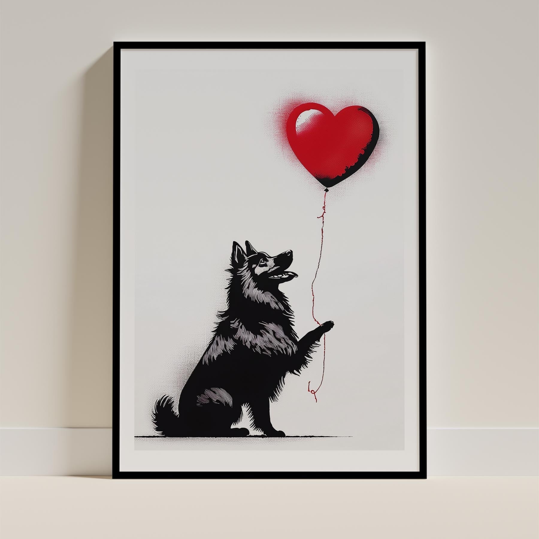 Samoyed DOGSY Series inspired by the Art of Banksy image 0