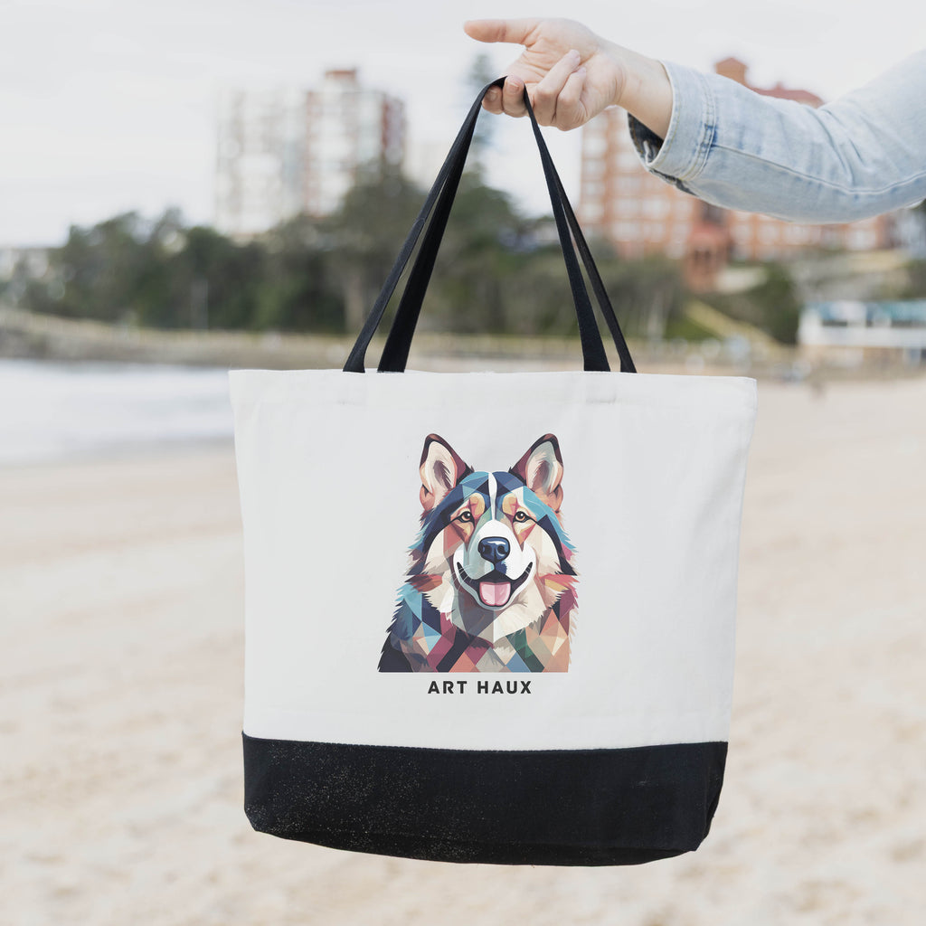 Alaskan Malamute Chic Graphic Art Bag image 1