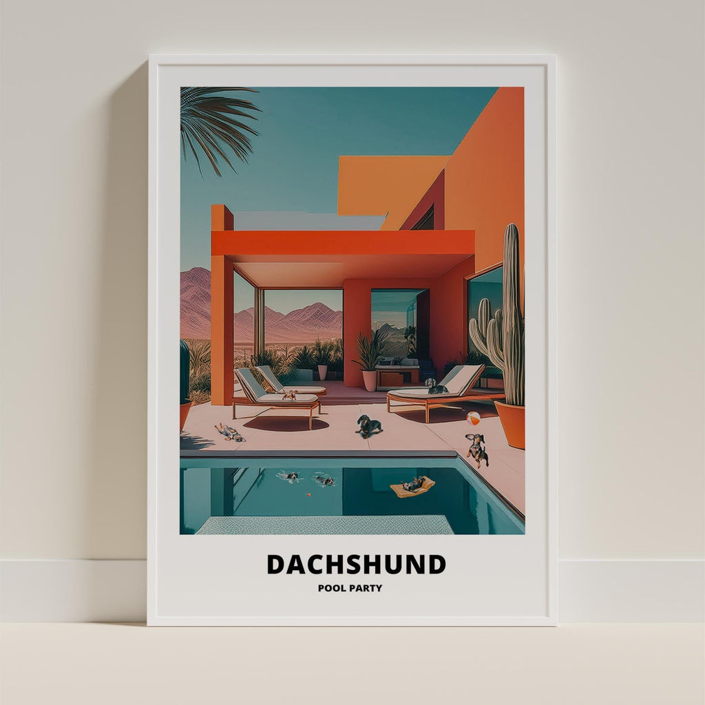 Greyhound Doberman Pool Party image 10