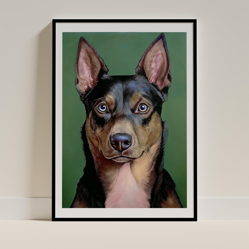 Kelpie Green Painted Series image 0