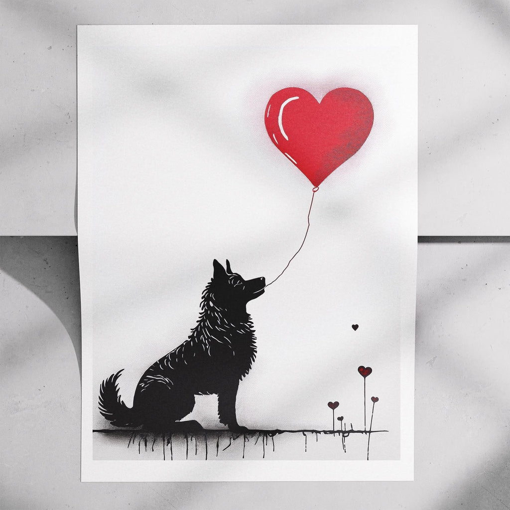 German Spitz DOGSY Series inspired by the Art of Banksy image 7