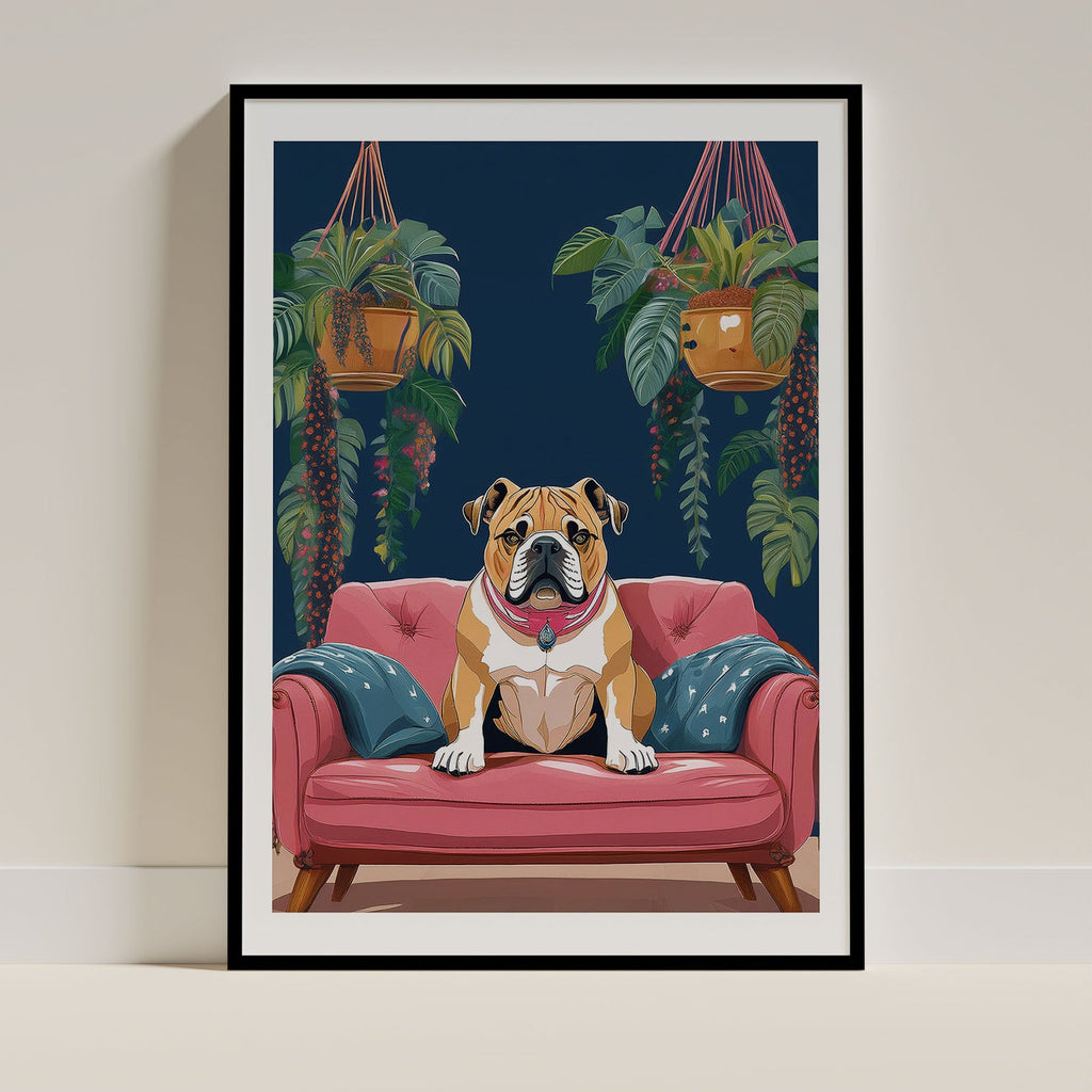 Bulldog Just Lounging Around image 0