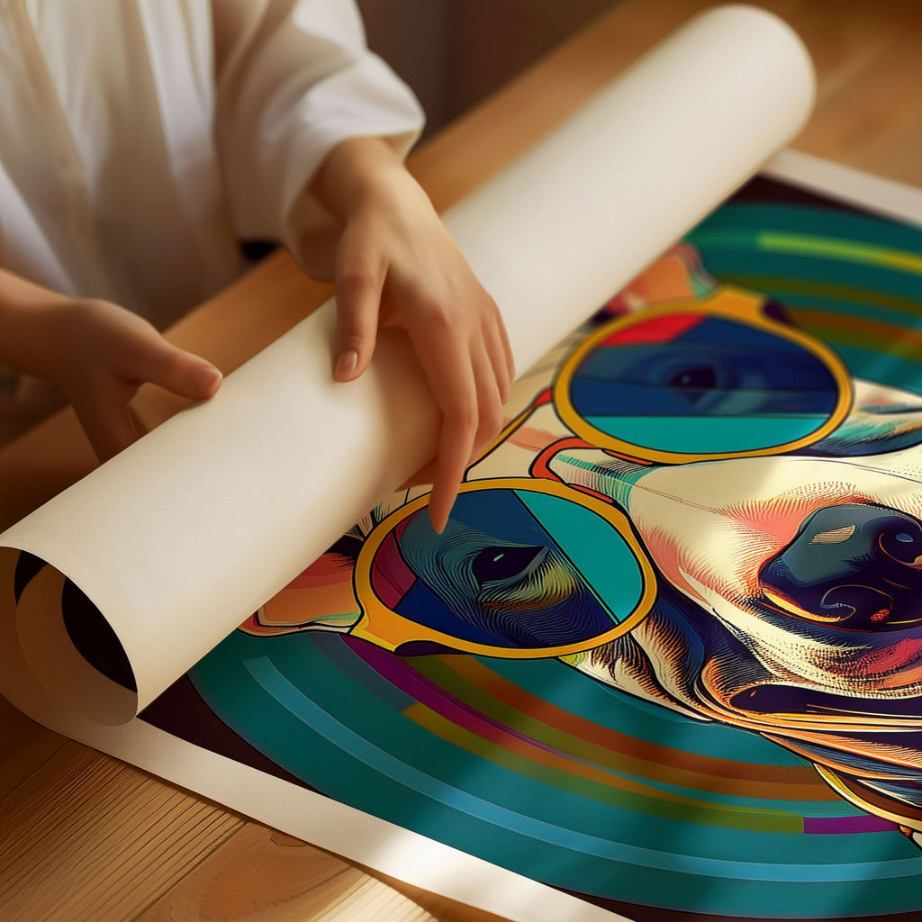 Terrier In Colourful Sunnies 1 image 3