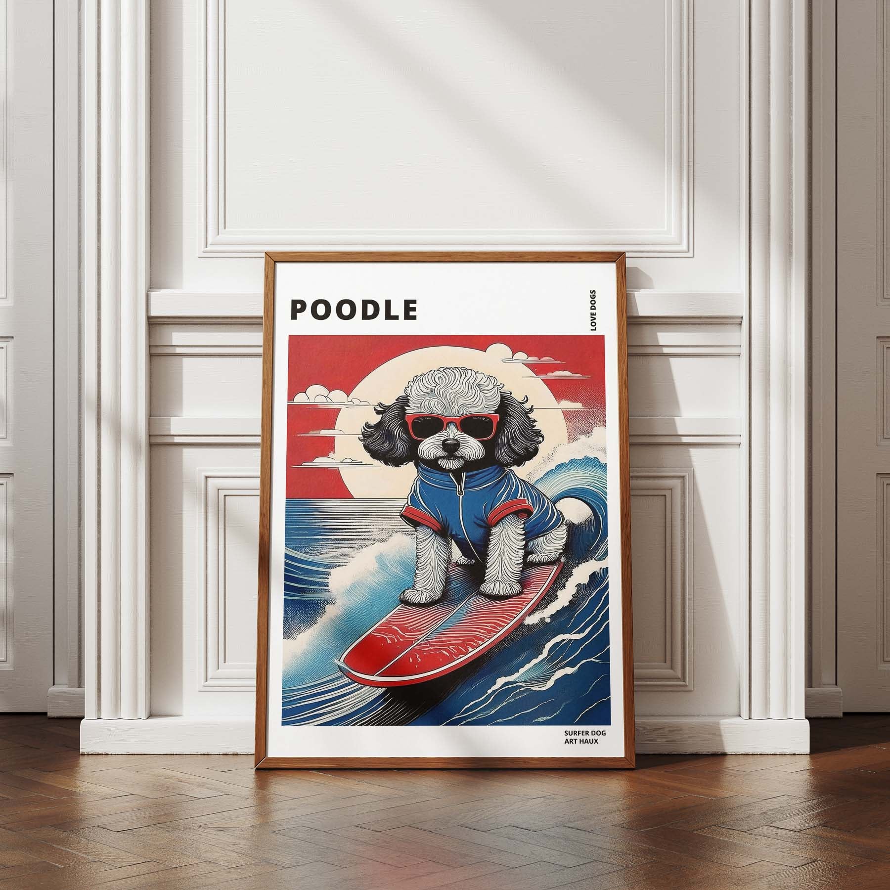 Poodle Hokosai Surfer Dogs 2 image 4