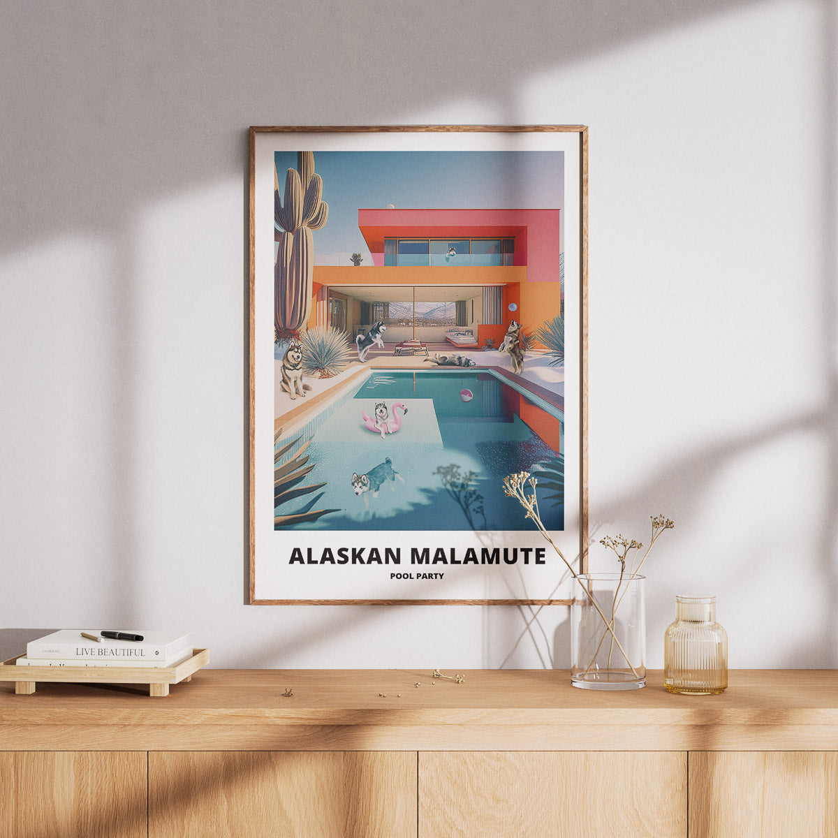 Alaskan Malamute Pool Party image 8