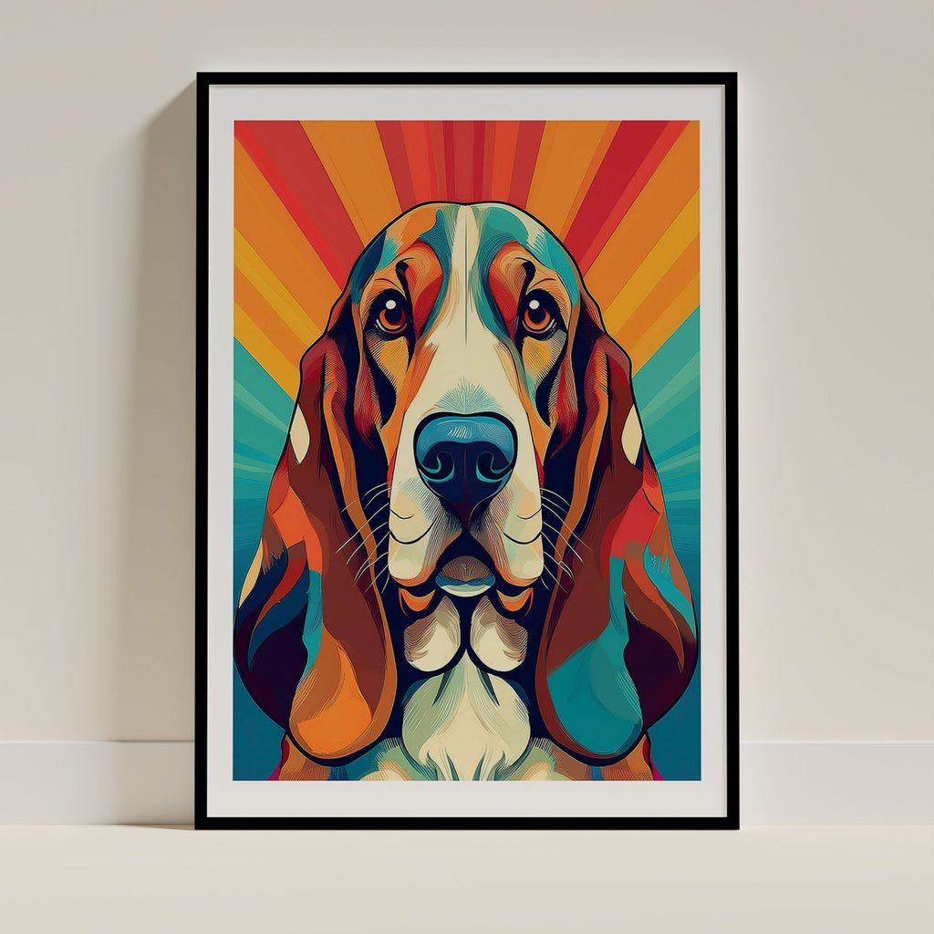 Basset Hound Colour Graphics 4 image 0