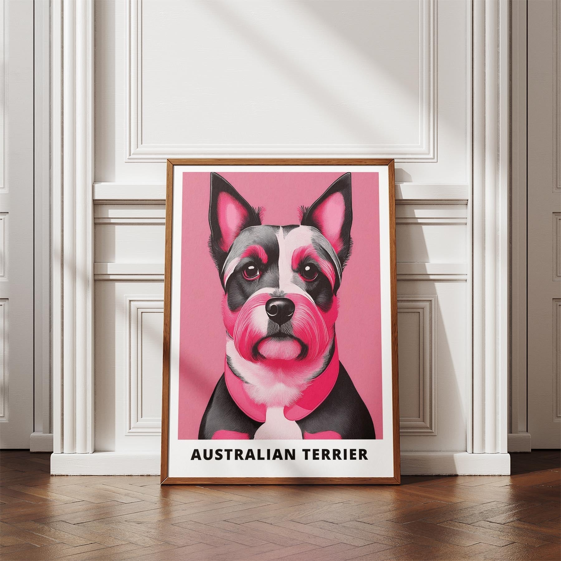 Australian Terrier Pink and Black Dog Series 1 image 4