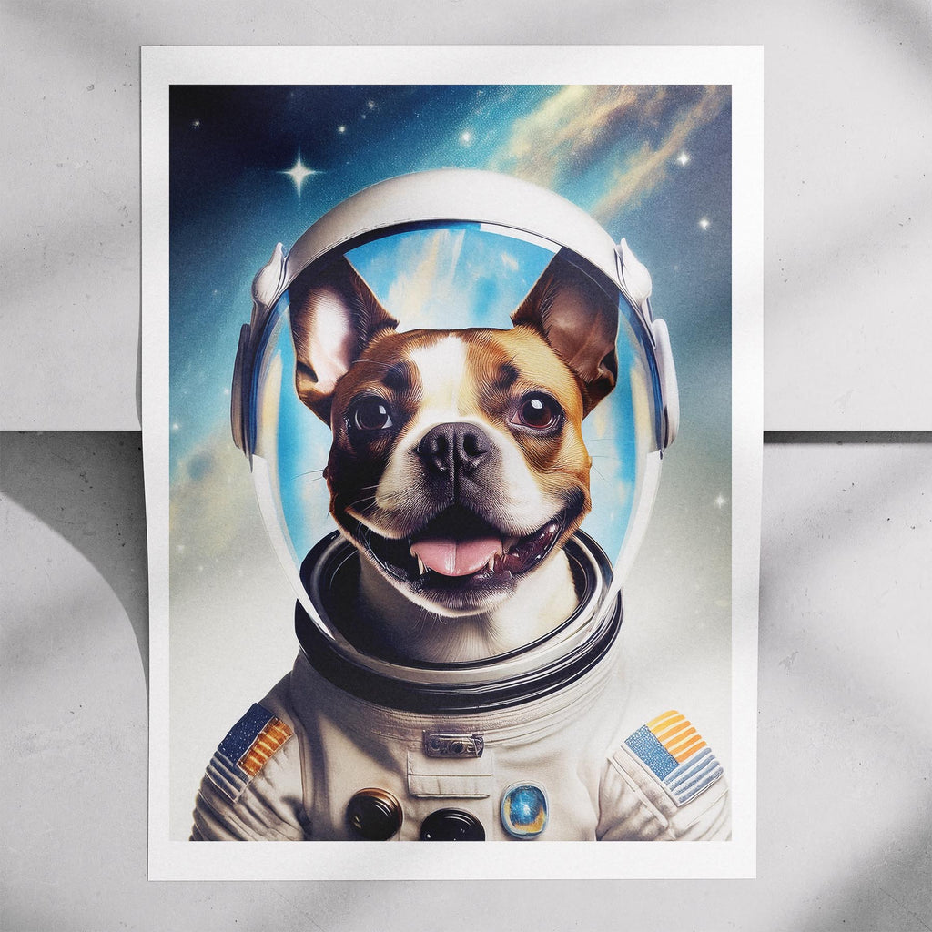 Boston Terrier Astronaut Dog Series image 7