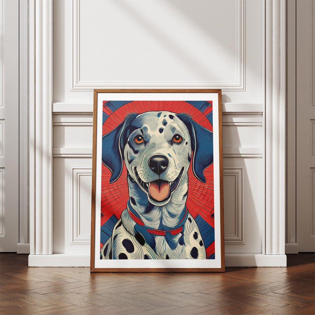 Dalmatian Hokusai Japanese Inspired Dog Series image 4