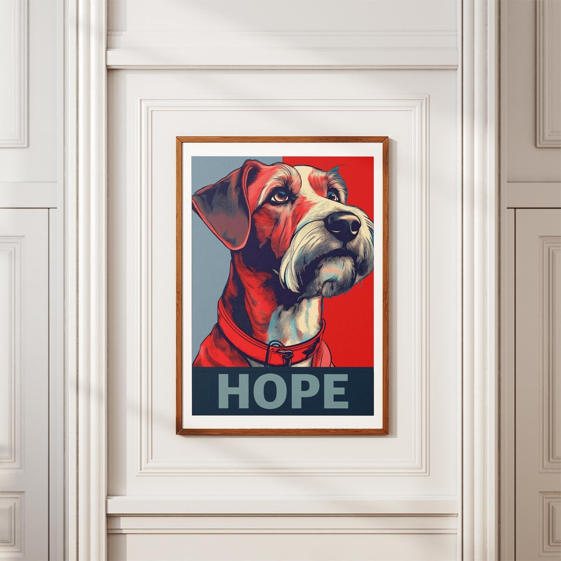 Irish Terrier HOPE Series Inspired by the Obama Poster image 3