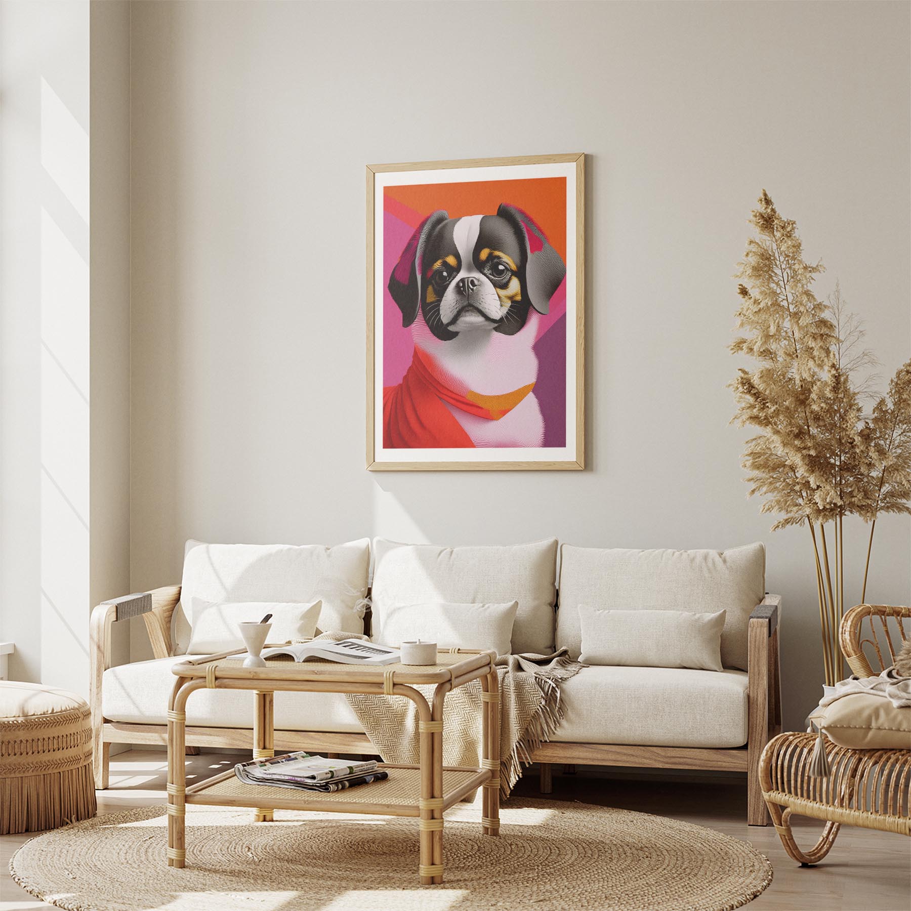 Japanese Chin Modern Pop Dog Series image 2