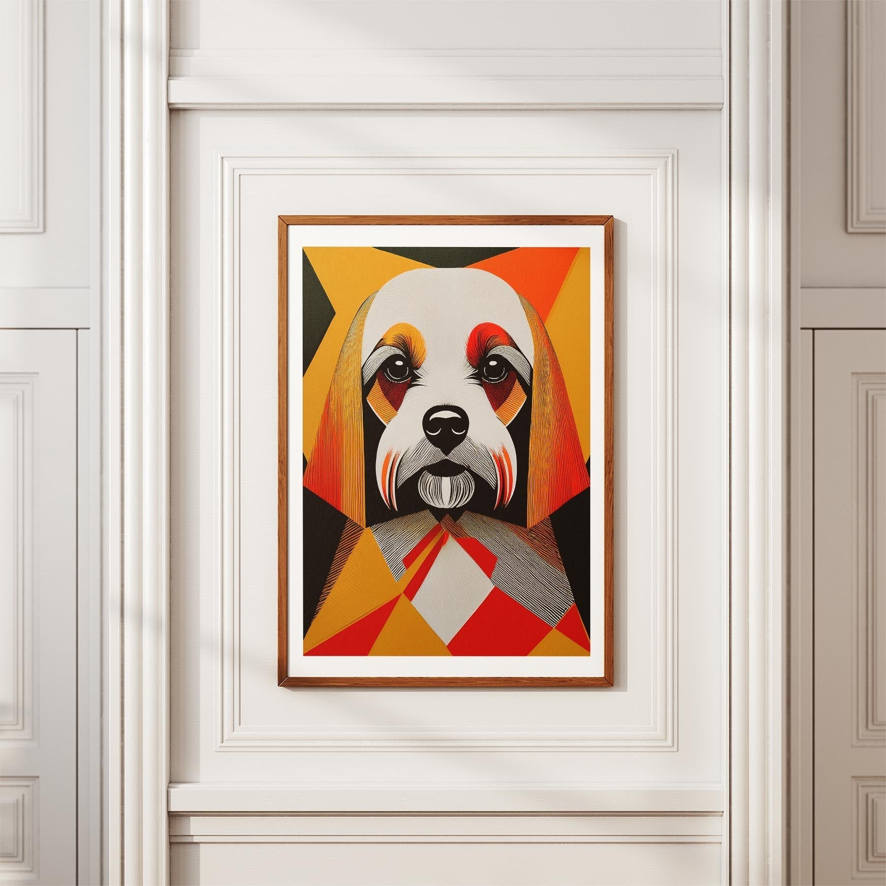 Maltese Geometric Orange Series image 3