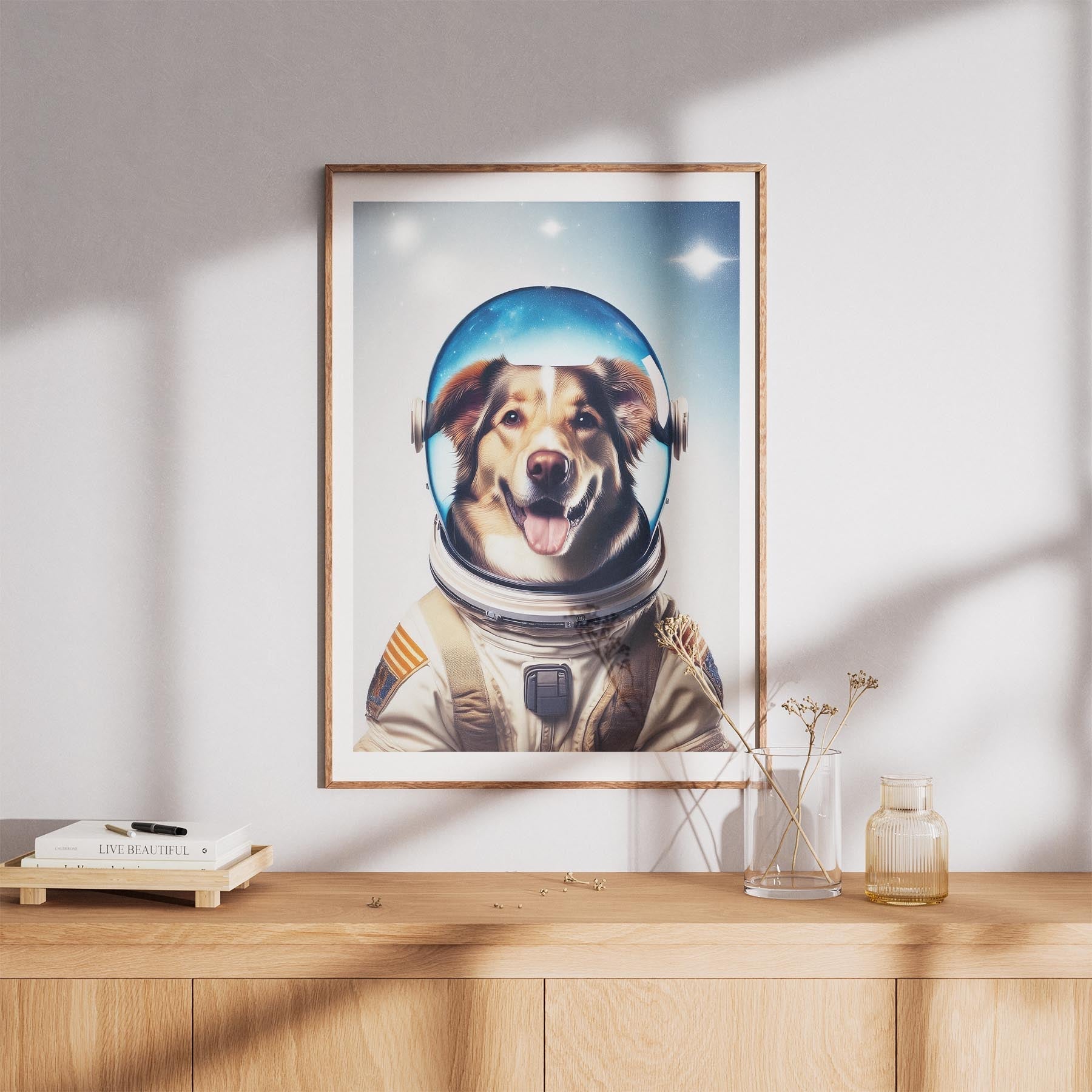 Border Collie Astronaut Dog Series image 8