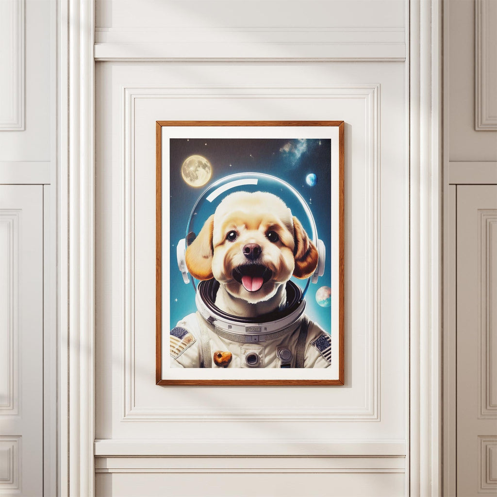 Bichon Frise Astronaut Dog Series image 3