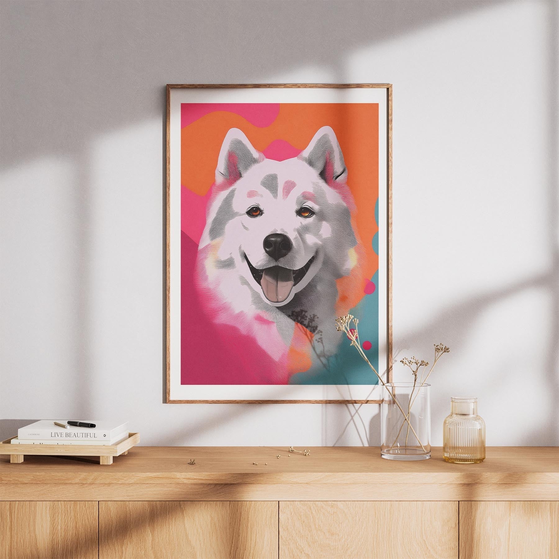 Samoyed Modern Pop Dog Series image 8