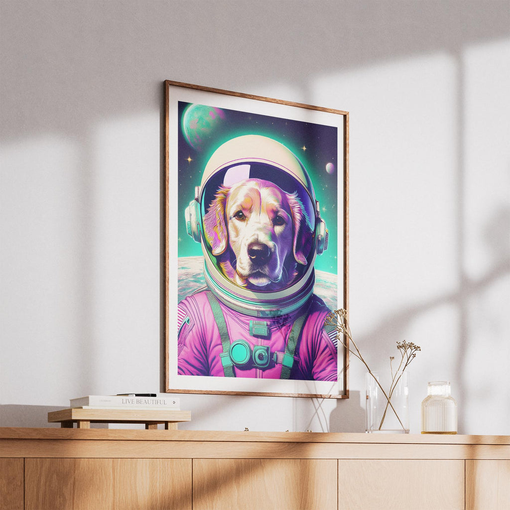 Curly Coated Retriever Space Dogs Series image 5