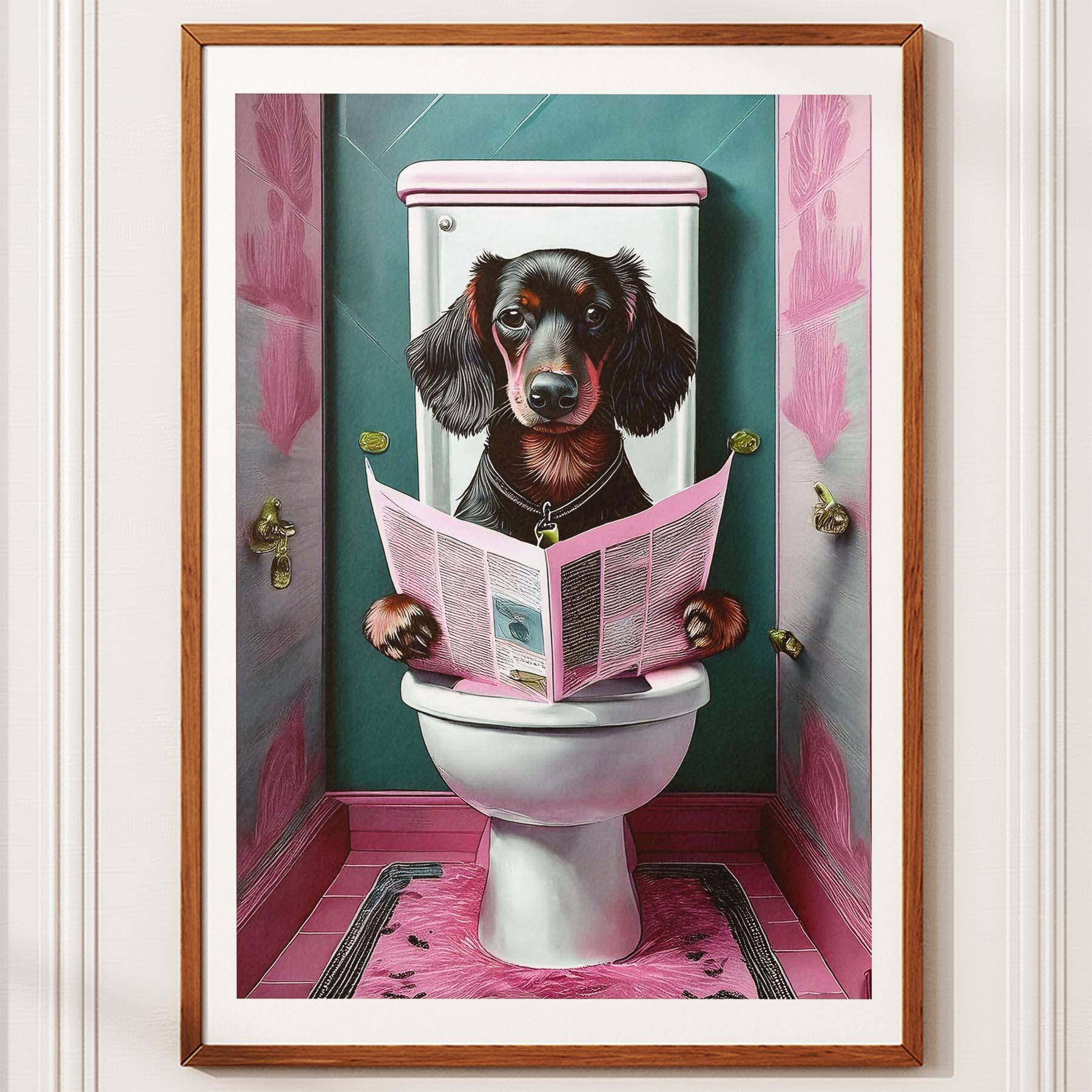 Dachshund Toilet Humour Dog Series 3 image 10