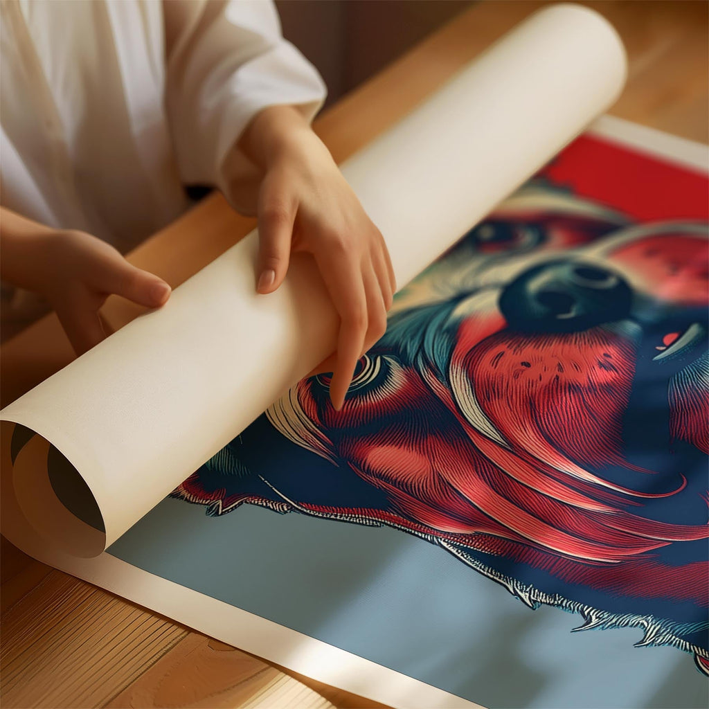 Yorkshire Terrier HOPE Series Inspired by the Obama Poster image 1