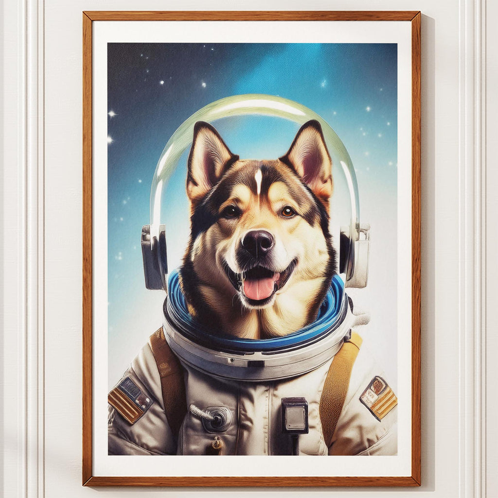 Alaskan Malamute Astronaut Dog Series image 10