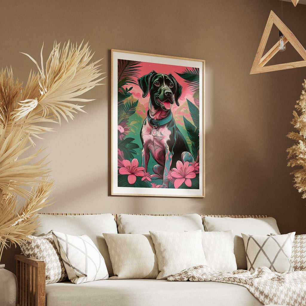 German Pointer Flowery Dog image 5
