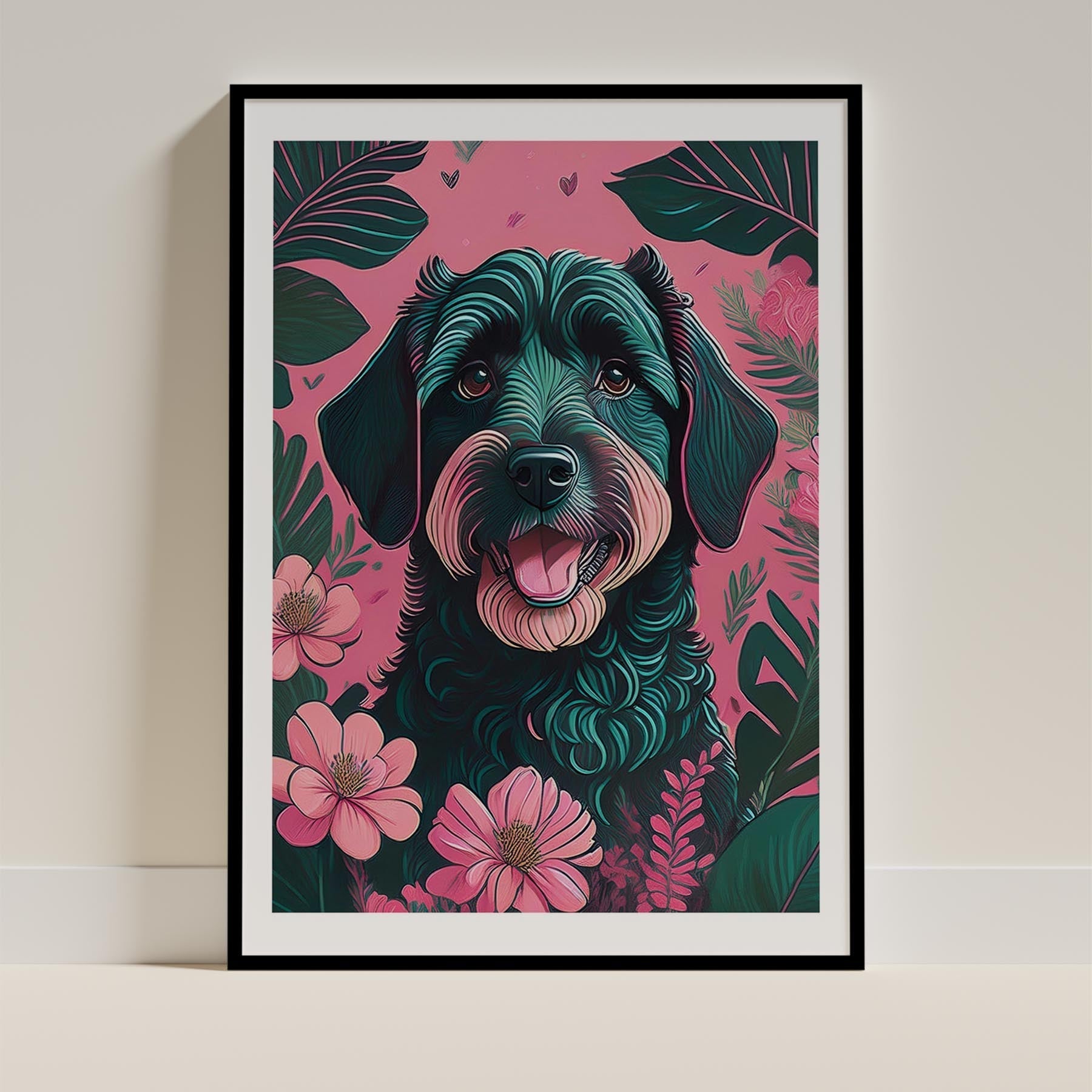 Labradoodle Flowery Dog image 11