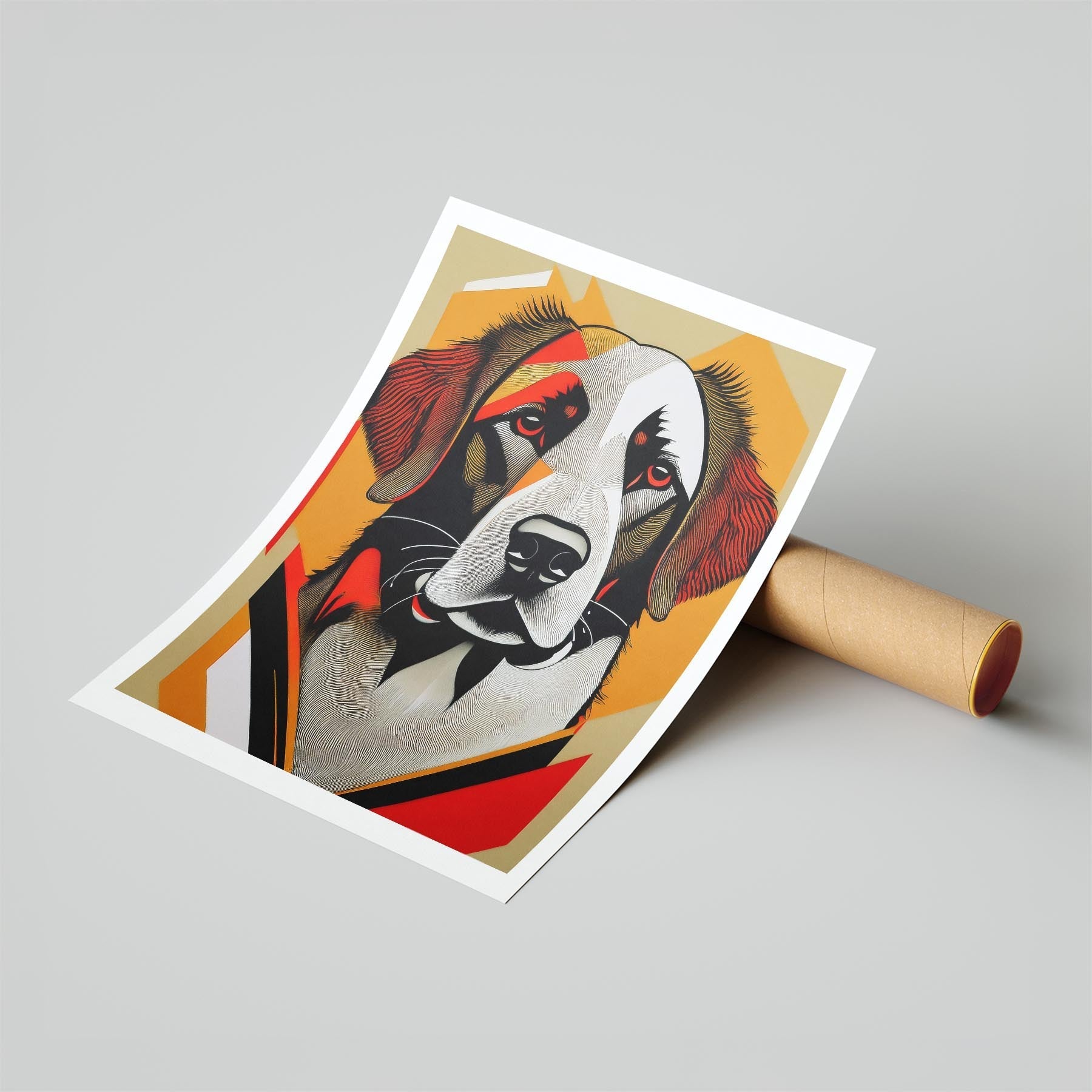 Murray River Retriever Geometric Orange Series image 6